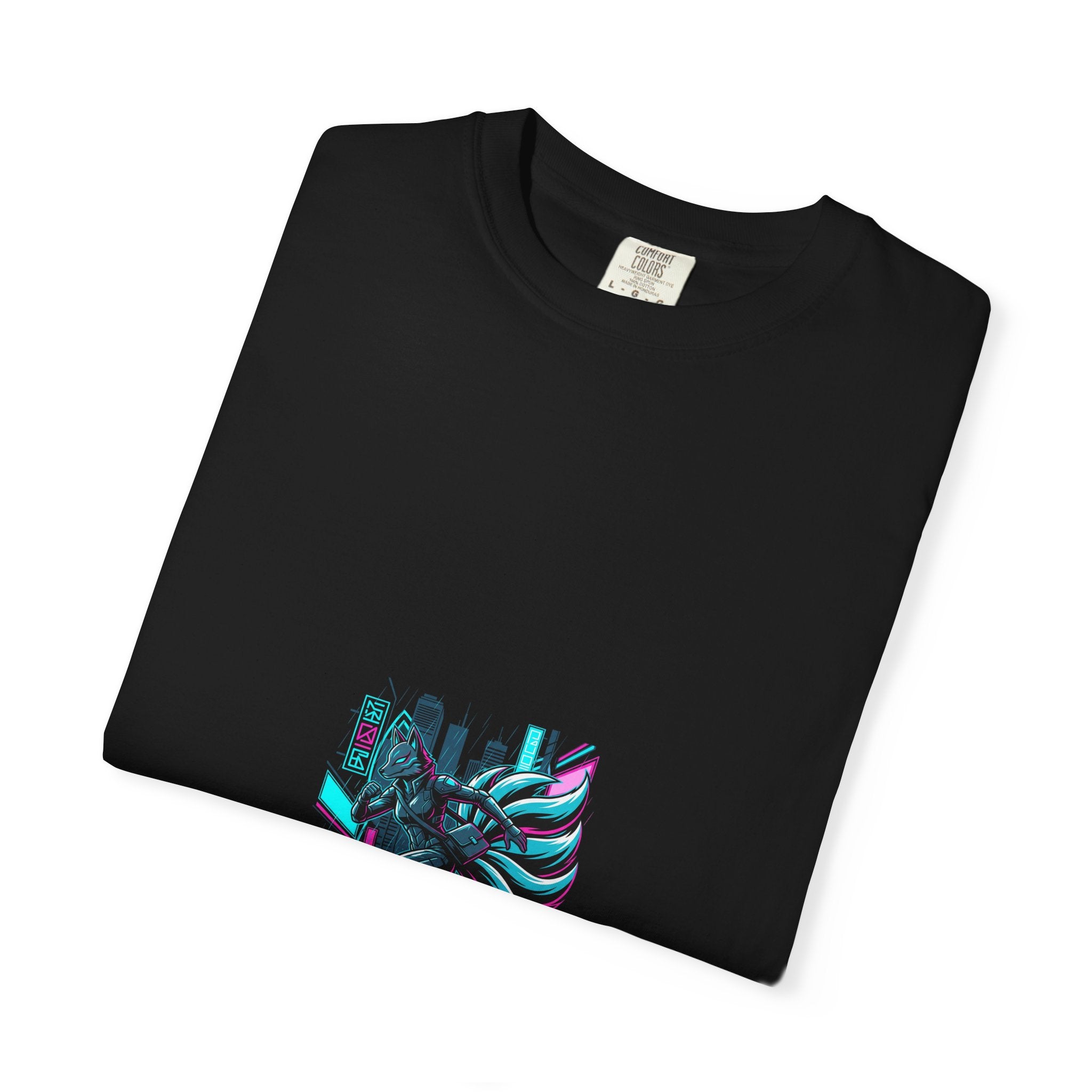 Neon Kitsune Night Shift Garment-Dyed Tee
