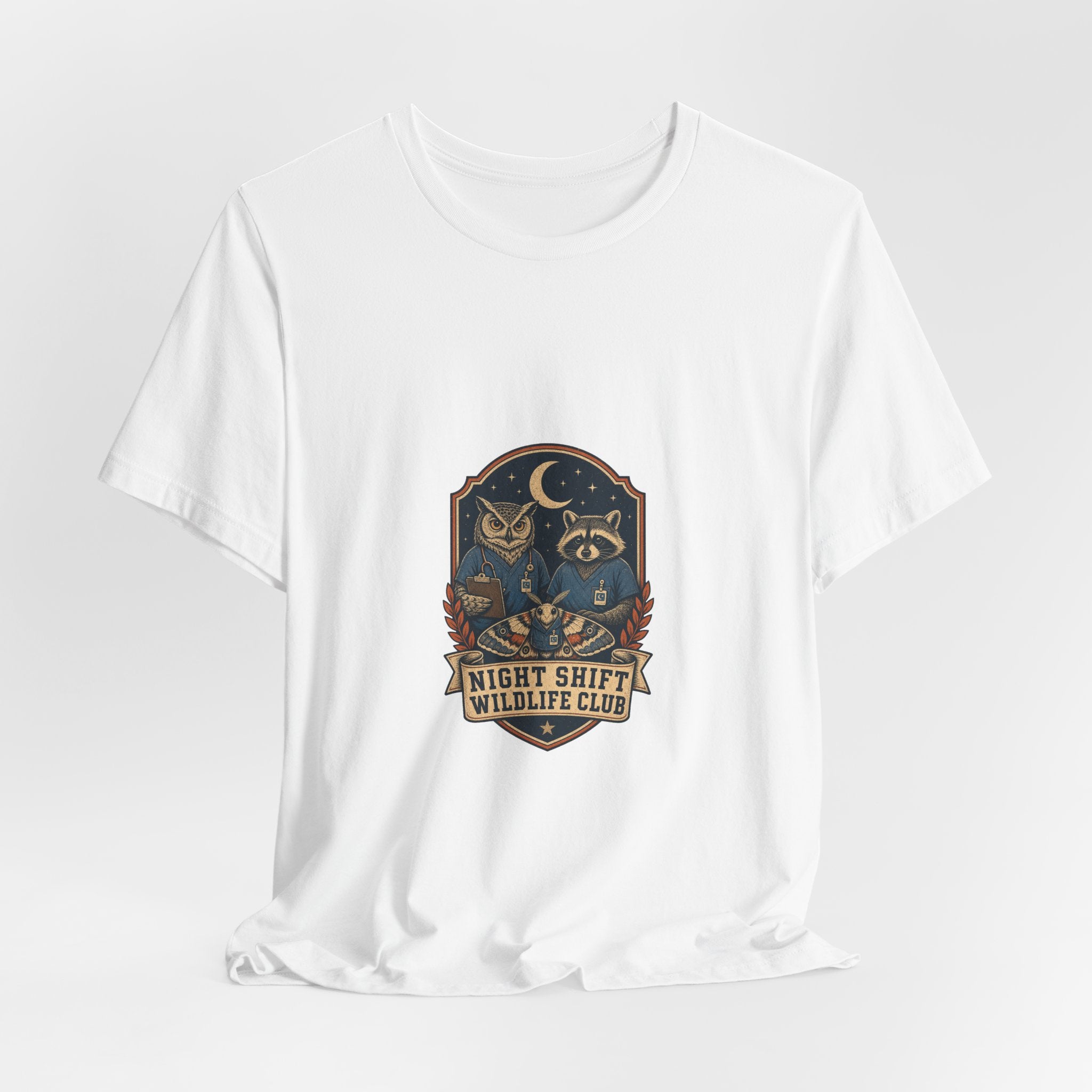 Night Shift Wildlife Club Retro Healthcare Tee