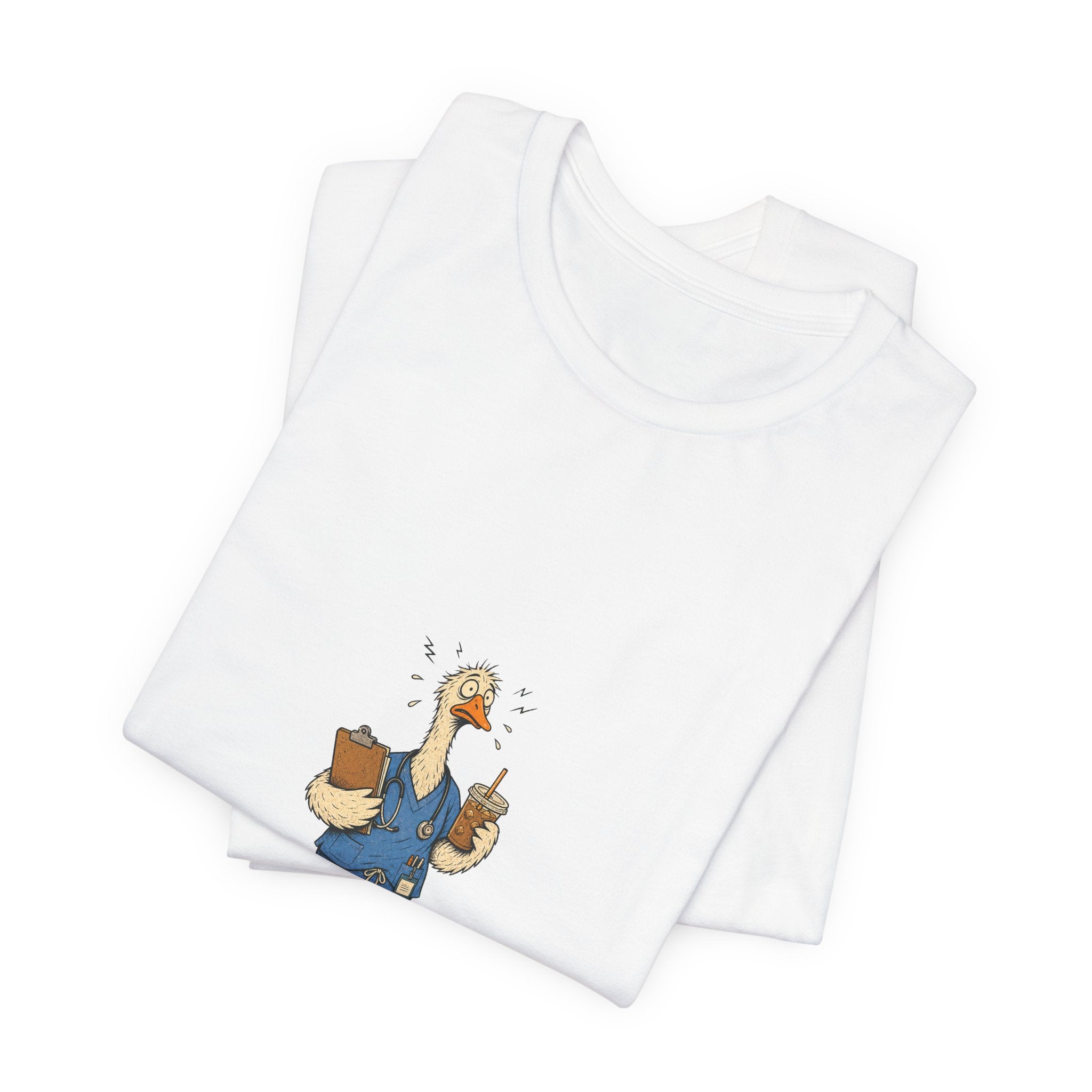 Professionally Concerned Goose Nurse Tee