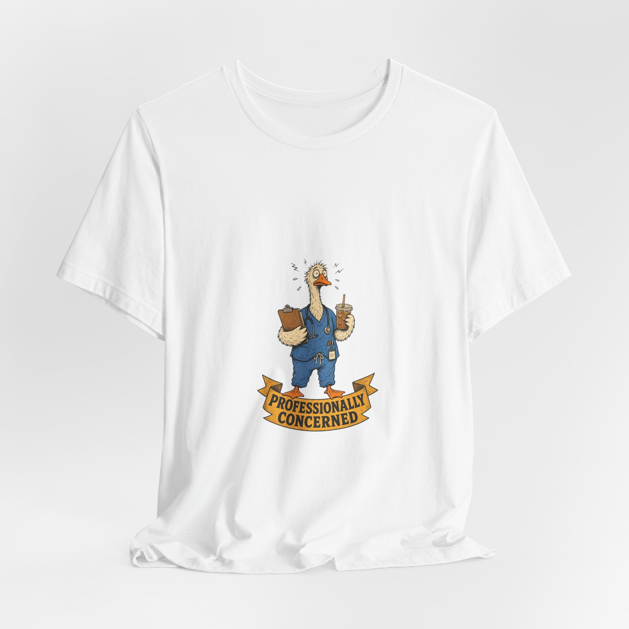 Professionally Concerned Goose Nurse Tee