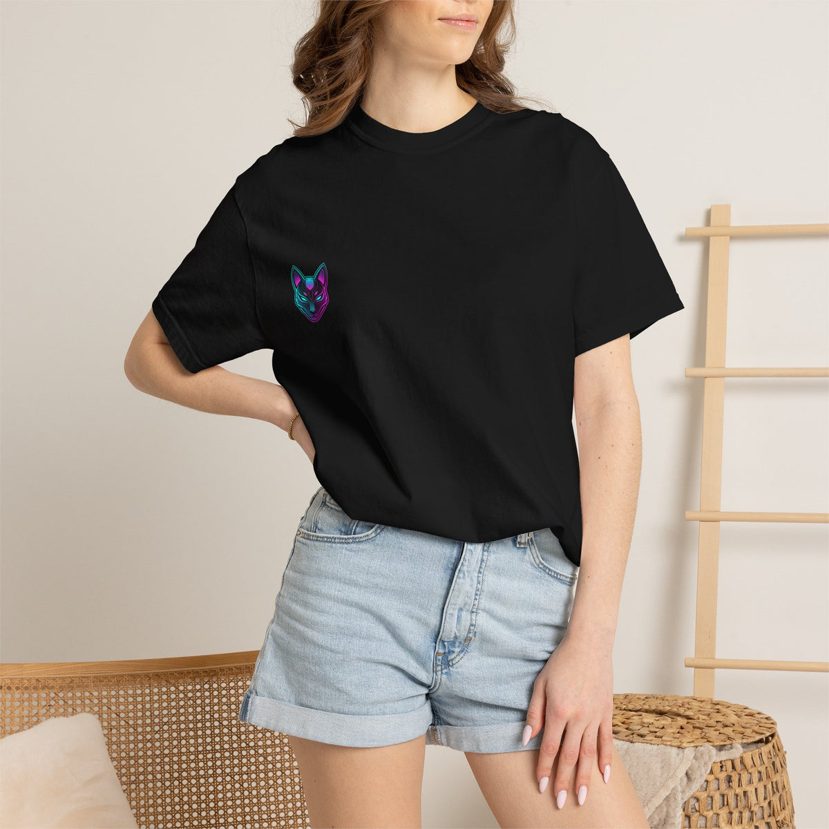 Neon Kitsune Garment-Dyed Tee